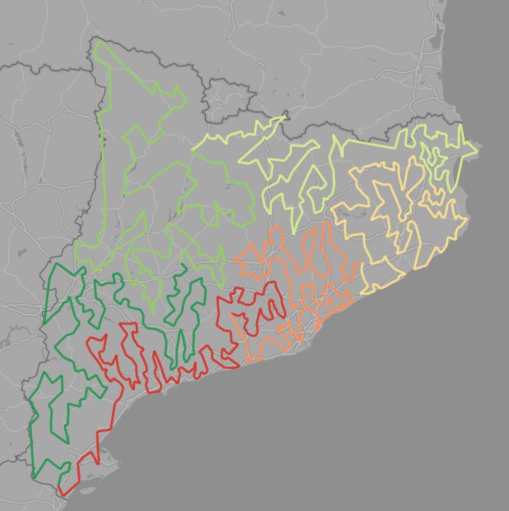 Test absurd que vaig fer per a trobar la manera més ràpida de passar per tots els pobles de Catalunya. Va quedar guapo, per això està aquí.